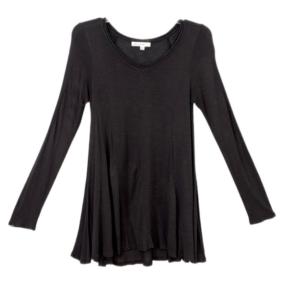 Comme Toi… shirt dress cover-up Dark Gray size Small - Picture 1 of 14